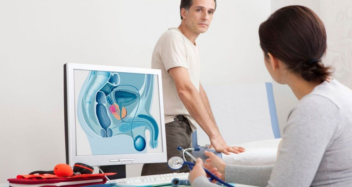 konzultace s lékařem pro prostatitidu